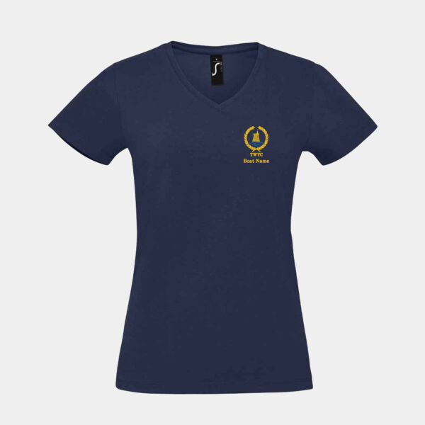 The Windsor Yacht Club Ladies V-Neck T-Shirt  Thumbnail