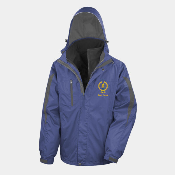 The Windsor Yacht Club 3-in-1Unisex Waterproof Jacket Thumbnail